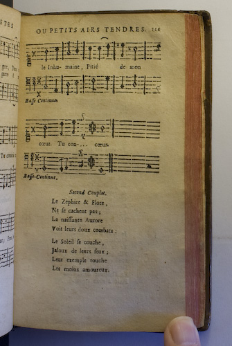 page 111 : Couplet : Le Zphire & Flore.