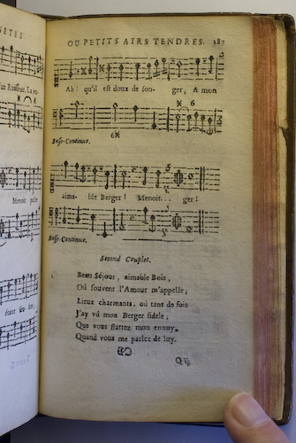 page 187 : Couplet : Beau sjour, aimable bois.