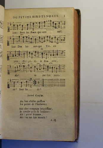 page 5 : Couplet : Au lieu d'aller paissant.