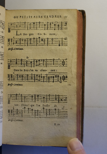 page 55 : Couplet : La Bergere Climene.