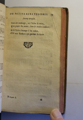 page 73 : Couplet : Sous cet ombrage o l'Echo.