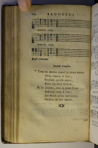 page 144 : Couplet : Tous les matins, quand la riante.