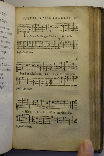 page 153 : Couplet : Un jour le Berger Tircis.