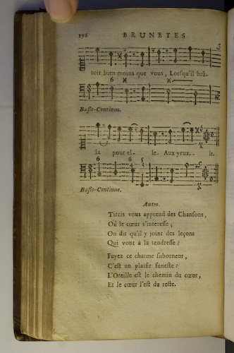 page 196 : Couplet : Tircis vous apprend des chansons.