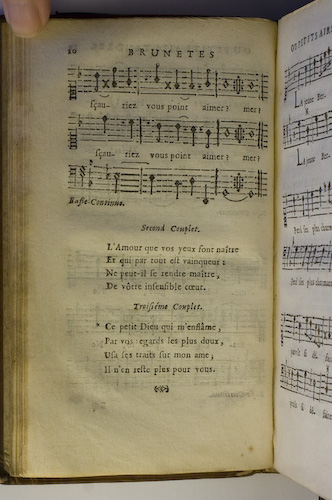 page 20 : Couplet : Ce petit Dieu qui m'enflme. / L'Amour que vos yeux font natre.