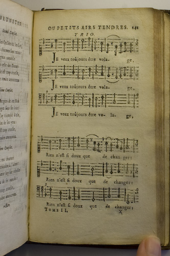 page 241 : Couplet : Je veux tojours tre volage.