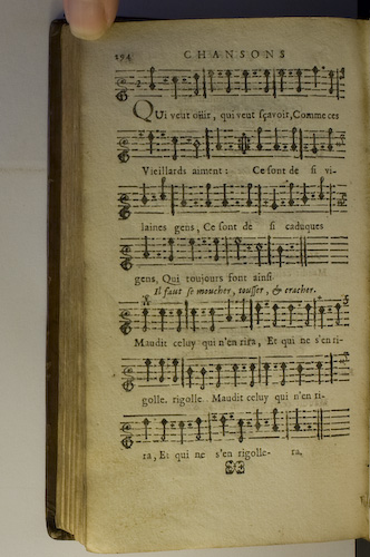 page 294 : Couplet : Qui veut oir, qui veut savoir.
