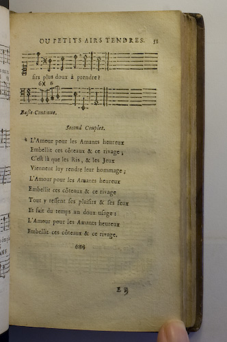 page 51 : Couplet : L'Amour our les Amants heureux.