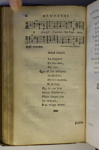 page 88 : Couplet : La langueur de son coeur.