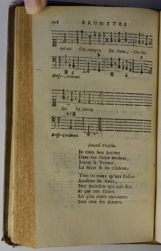 page 128 : Couplet : Je viens sans horreur.