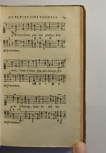 page 13 : Couplet : Nous n'irons plus aux champs, Brunette.