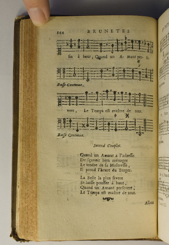 page 144 : Couplet : Quand un Amant a l'addresse.