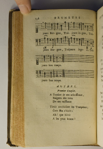 page 158 : Couplet : A l'ombre de ces arbrisseaux.