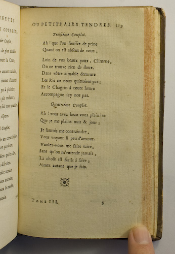 page 209 : Couplet : Ah! que l'on souffre de peines!