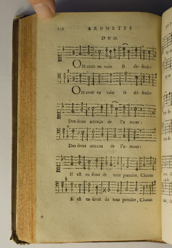 page 236 : Couplet : On croit envain se dfendre.