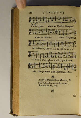 page 288 : Couplet : Margoton allant au moulin.
