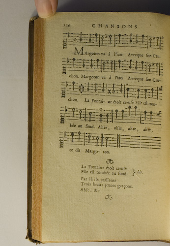 page 296 : Couplet : Margoton va  l'iau.
