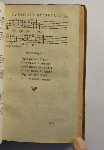 page 43 : Couplet : Jugez par mes sopirs.