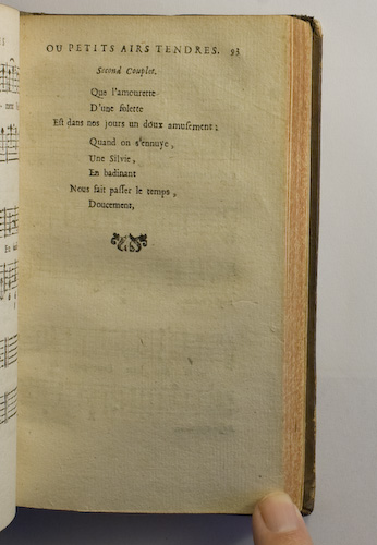 page 93 : Couplet : Que l'Amourette.