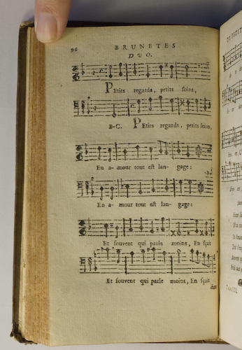 page 96 : Couplet : Petits regards, petits soins.