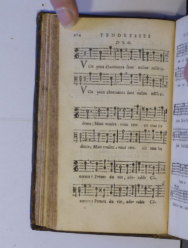 page 114 : Couplet : Vos yeux charmants font naître.