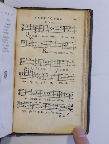 page 197 : Couplet : Bacchus est amoureux.