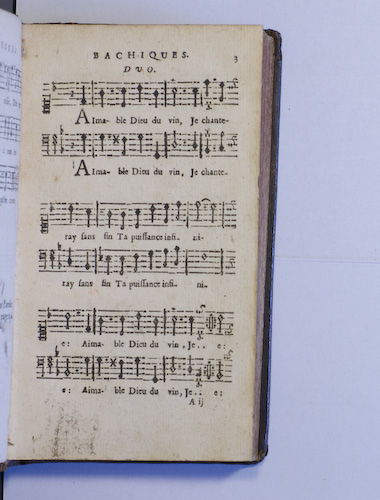 page 3 : Couplet : Aimable Dieu du vin.